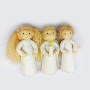 Felt and Soul Angyal gyapjúfilc asztali báb